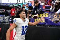 Rams WR Puka Nacua day-to-day after suffering ankle sprain