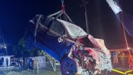 SUV flies over pool, crashes through Pasco home and injures 2 inside