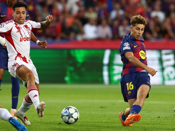 Barcelona - Olympiacos en directo | Rashford prolonga el festín del Barça en Montjuic