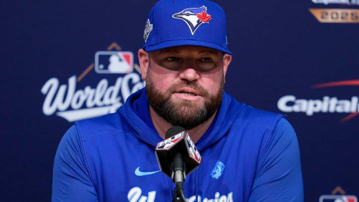 Watch Live: Blue Jays’ John Schneider speaks during World Series workout day
