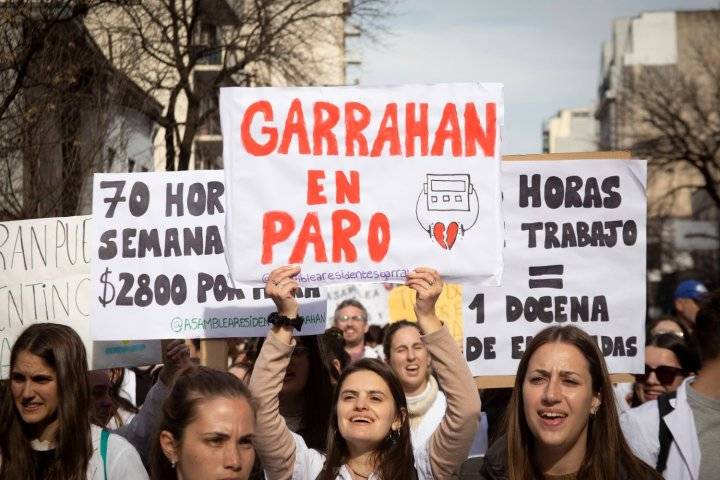Trabajadores del Hospital Garrahan denuncian descuentos masivos por días de paro
