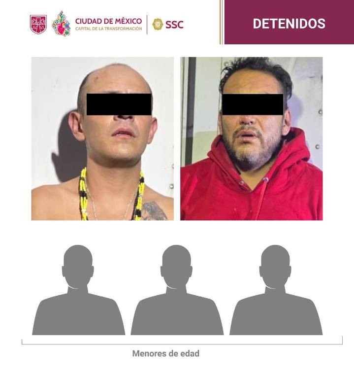 Caen 5 “Malportados” que secuestraron a mariachis y los abandonaron en Tlalpan
