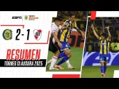 Resumen, video y goles: River perdió 2-1 ante Rosario Central por la Liga Profesional Argentina