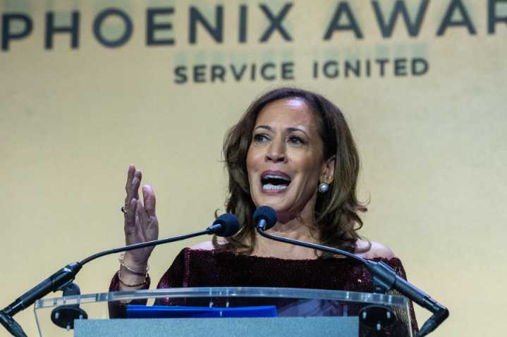 Kamala Harris defiant in return to Atlanta: ‘He does not have a mandate’