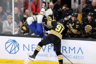 Swayman makes 22 saves, Bruins beat Sabres 3