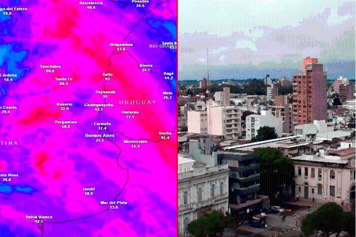 Cambio el pronóstico y se esperan tormentas: cuando llegan a Entre Ríos