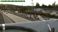 Collision causes delays on I-90 westbound near Maple Street On