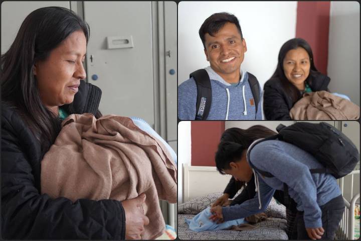 Bella historia: nace en Pachuca bebé de pareja rescatada tras devastación por las lluvias