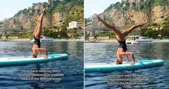 Livvy Dunne Pulls off Bikini & Effortless Headstand Steal Spotlight in Video