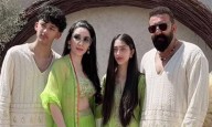 Sanjay Dutt wishes twins Iqra, Shahraan on b’day: Love you both very much
