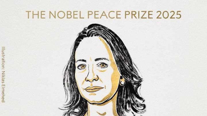Nobel Peace Prize 2025 awarded to Venezuela’s María Corina Machado