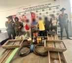 Ejército Nacional capturó a cinco personas por explotación ilegal de oro en zona rural de Suárez
