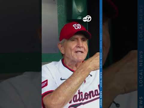 72-year-old man fulfills dream of becoming an MLB bat boy!