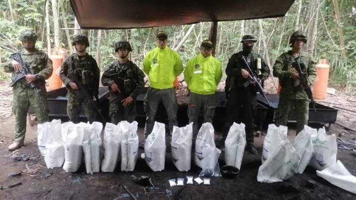 Laboratorio de permanganato de potasio fue destruido en operación del Ejército en el Guaviare