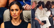 Meghan Markle Slammed Over 'Giggling' at Model Tripping on Catwalk