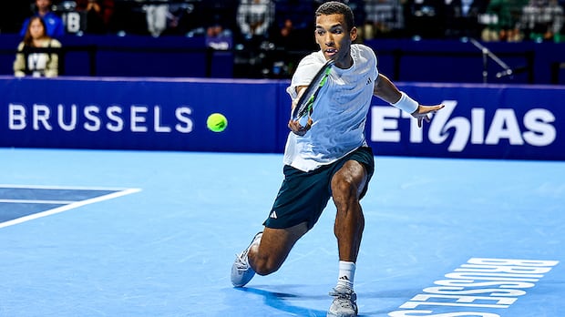 Felix Auger-Aliassime rides 22 aces to quarterfinal berth at European Open