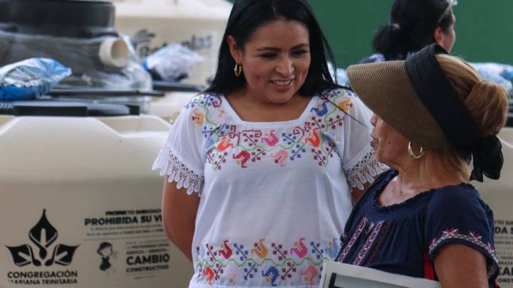 Blanca Merari agradece apoyo de la Congregación Mariana Trinitaria para fortalecer programas sociales