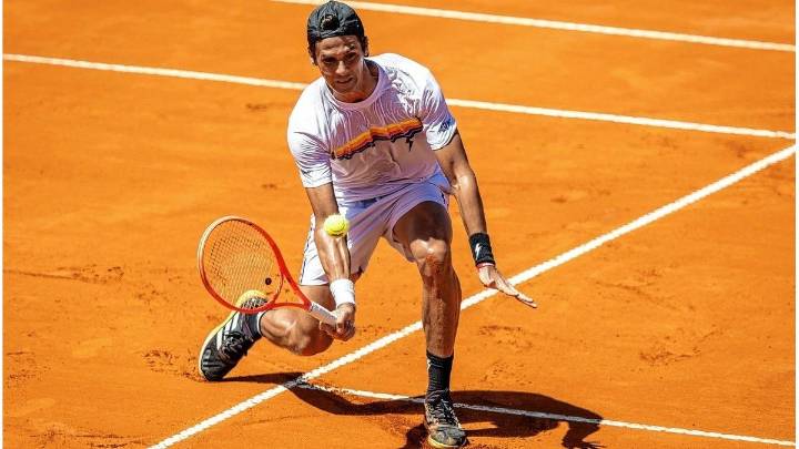 Federico Coria comenzó la rehabilitación después de una operación en el codo