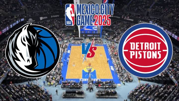 Mavericks vs Pistons: ¿Quiénes son las figuras que jugarán el NBA México City Game 2025?