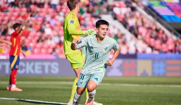 Con doblete de Gilberto Mora, México empata ante España y se juega la vida contra Marruecos