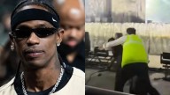 Travis Scott’s Delhi Concert Turns Chaotic As Fan Jumps Barricade, Runs Toward Stage;  Caught by Police