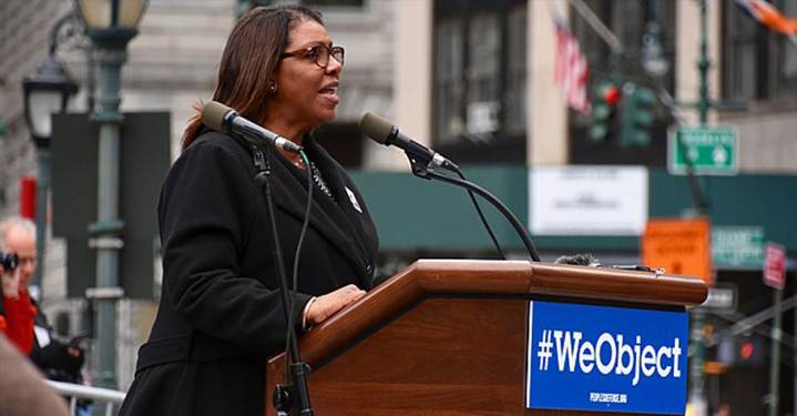 Tish James is Arraigned in Virginia as Black Woman Stand in Support of Her