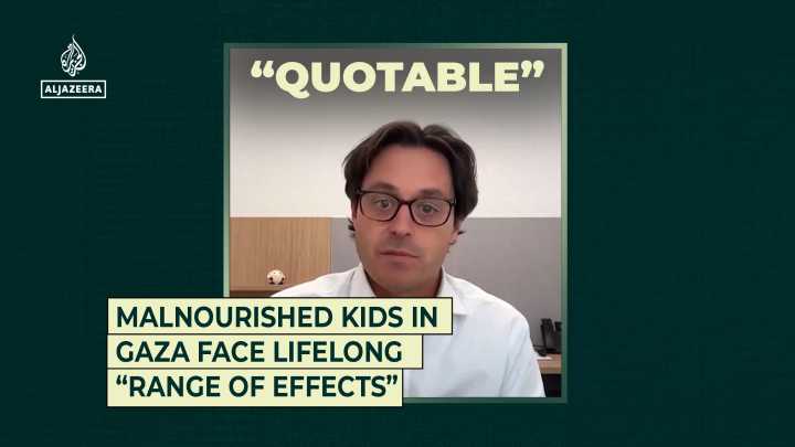 Malnourished kids in Gaza face lifelong “range of effects”
