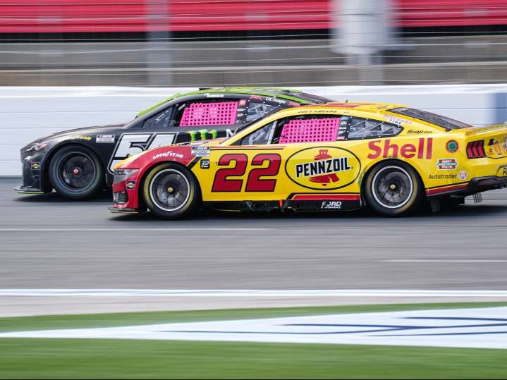 Joey Logano clinches final playoff spot in dramatic Charlotte finish