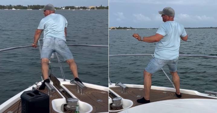 En el mar se baila mejor: El despelote de un cubano dando cintura a bordo de un yate