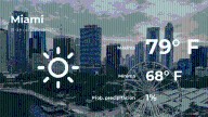 Pronóstico del clima en Miami para este viernes 31 de octubre
