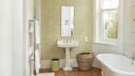 Turn A Basic Dollar Tree Bin Into A Stylish Bathroom Trash Can With An Easy DIY