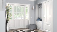 The Entryway Closet Hack That Adds A Built-In Look And Hides All Your Shoes
