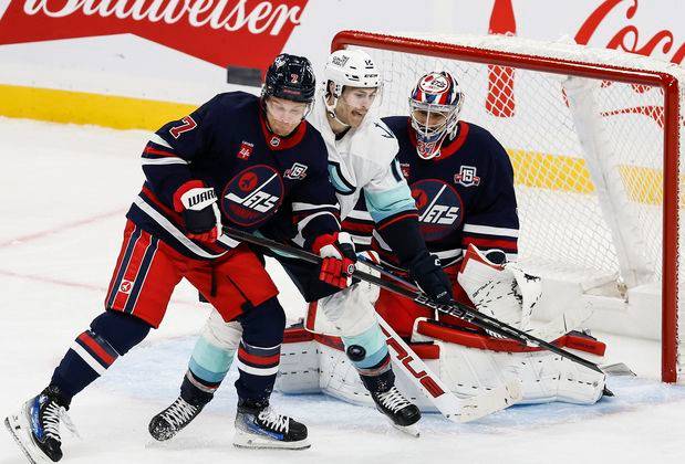 The Winnipeg Jets lost 3-0 to the Seattle Kraken in NHL action