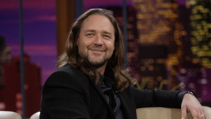 Russell Crowe's rarely-seen son bares striking resemblance to famous dad with super long hair