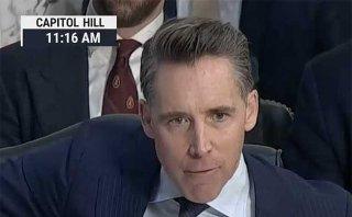 MSNBC cuts off Josh Hawley to fact-check rant about phone tapping