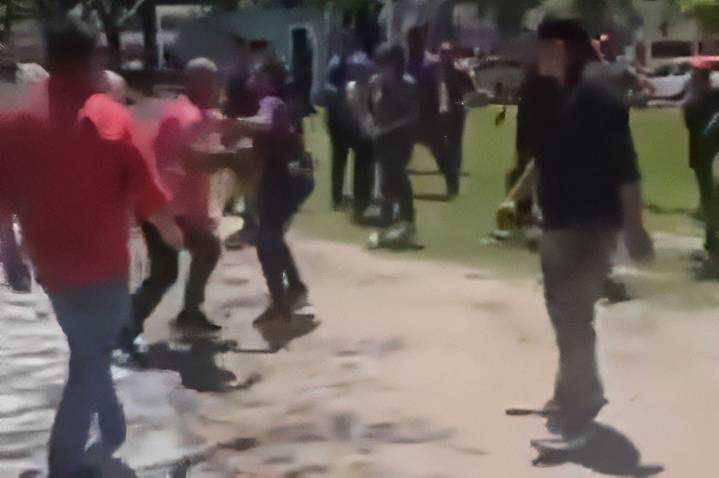 Campaña violenta. Militantes del peronismo y la LLA se trenzaron a los golpes en Formosa