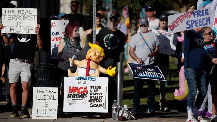 Hundreds gather at Lubbock No Kings protest