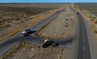 Torres habilita mañana la traza central de la doble trocha Trelew - Puerto Madryn, obra postergada durante más de 20 años