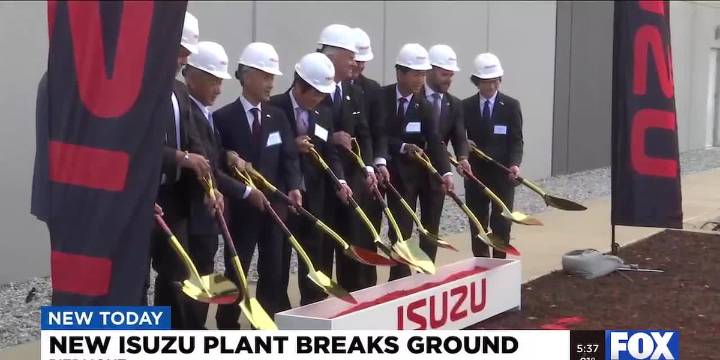New Isuzu plant breaks ground in Piedmont