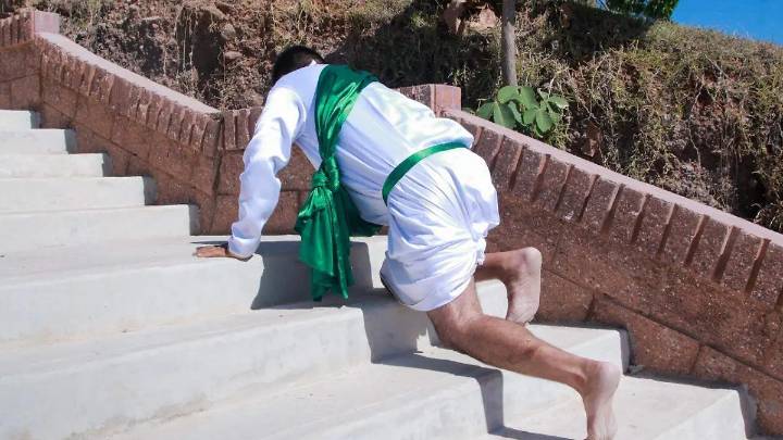 Desde Mazatlán, Luis cumple su manda a San Judas Tadeo: “Él me tiene con vida”