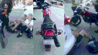 Cruzaron en rojo, les frenaron el paso y llevaban herramientas para robar motos