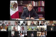 Revisa Sheinbaum daños por lluvias con Gobernadores
