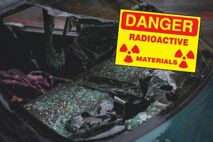Radioactive Car Crashed Into a School Bus?