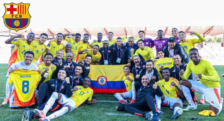 Directo a un grande: El jugador de la Selección Colombia Sub 20 que podría llegar al Barcelona