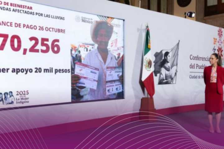 Gobierno federal entrega más de 70 mil apoyos por afectaciones de lluvias