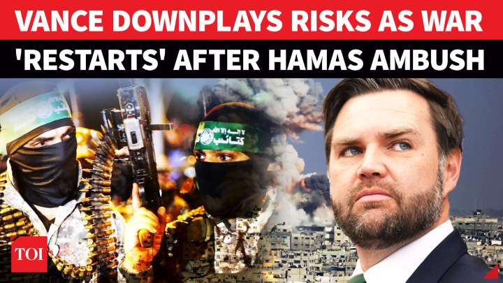 Gaza Ceasefire Collapses: IDF Strikes Hamas While Vice President Vance Warns 'Hills And Valleys'