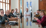 Di Nápoli se reunió con integrantes de cooperativas de trabajo