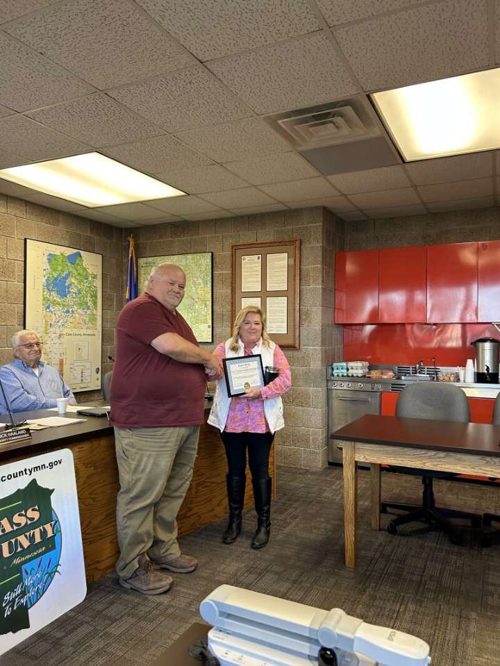 Cass County Board: Commissioners honor employees for service to the county