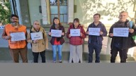Estatales protestaron frente a Casa de Gobierno para exigir IPC mensual y recomposición salarial