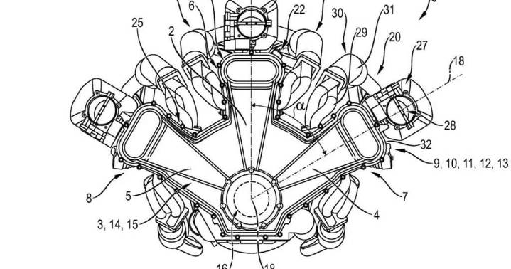 Porsche patents W18 engine and could be gunning for Bugatti Chiron